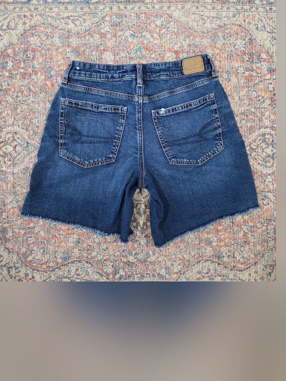 American Eagle Low Rise Baggy Short Jort sz 2